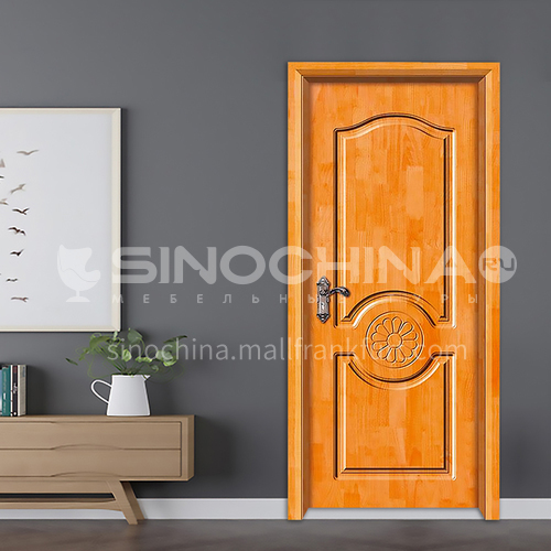 Carved style oak solid wood door room door